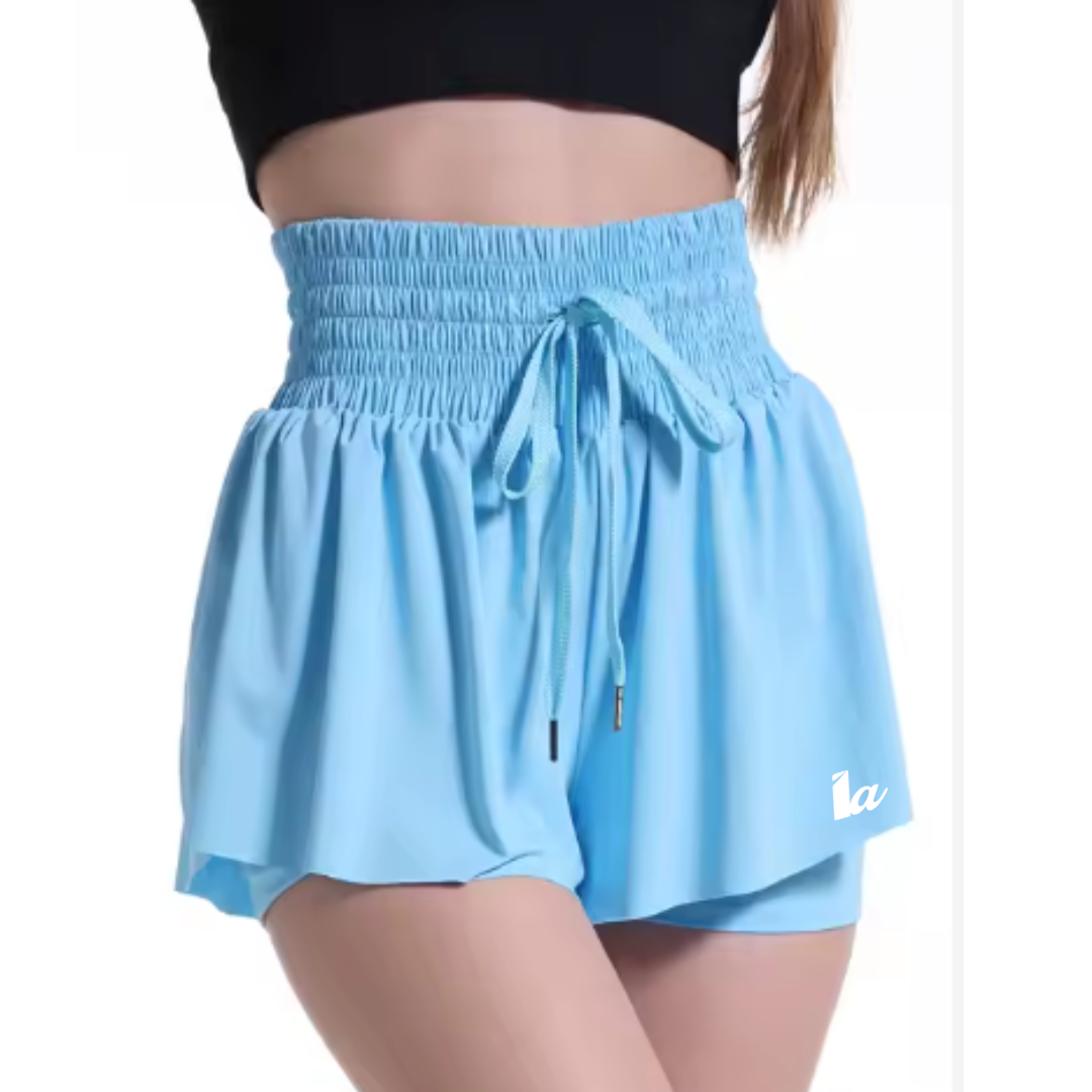 High waisted Butterfly shorts
